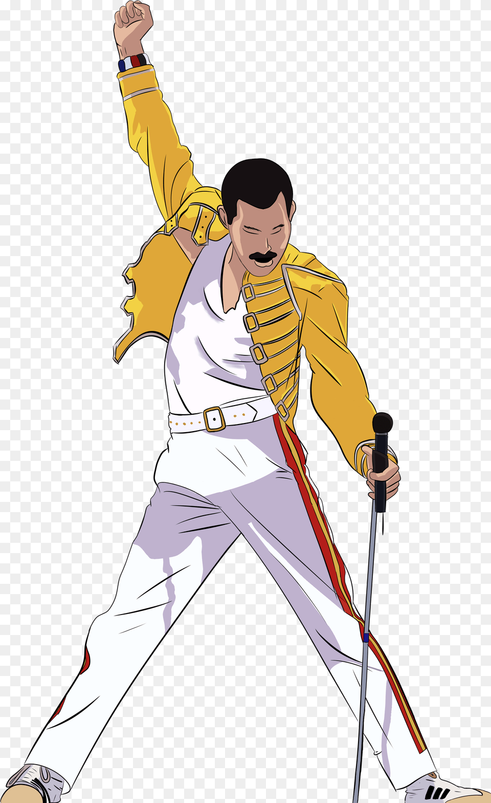 Drew Freddie Mercury The Greatest Bi Man To Ever Live Illustration, People, Person, Face, Head Free Transparent Png
