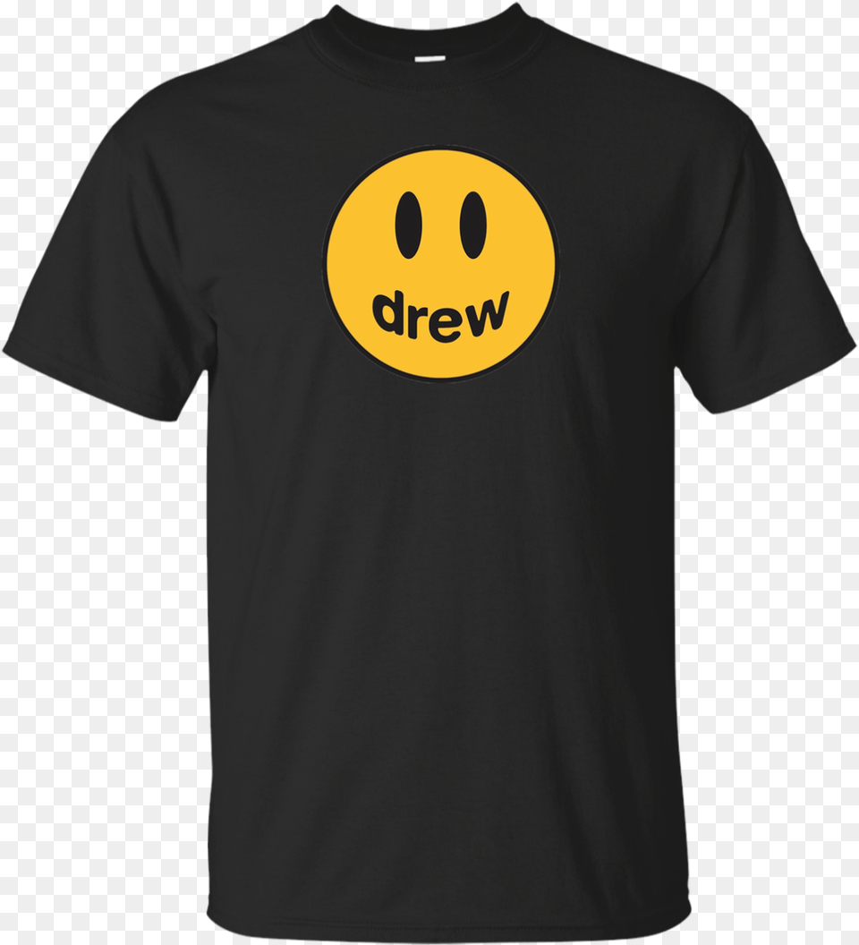 Drew House T Shirt Black, Clothing, T-shirt Free Png Download