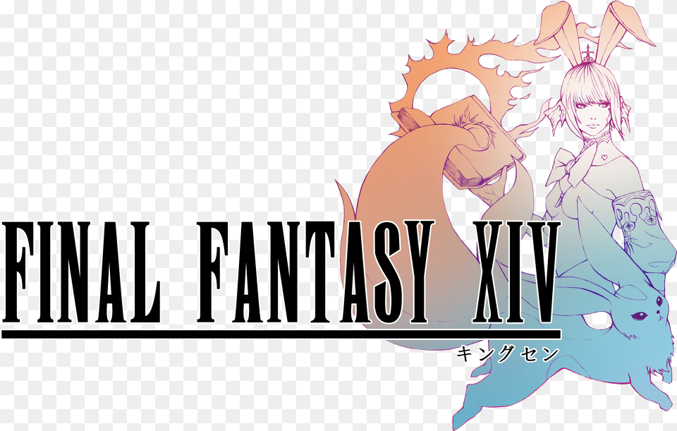 Drew My Summoner In A Ff Logo Style Final Fantasy Ix Logo, Book, Comics, Publication, Adult Free Transparent Png