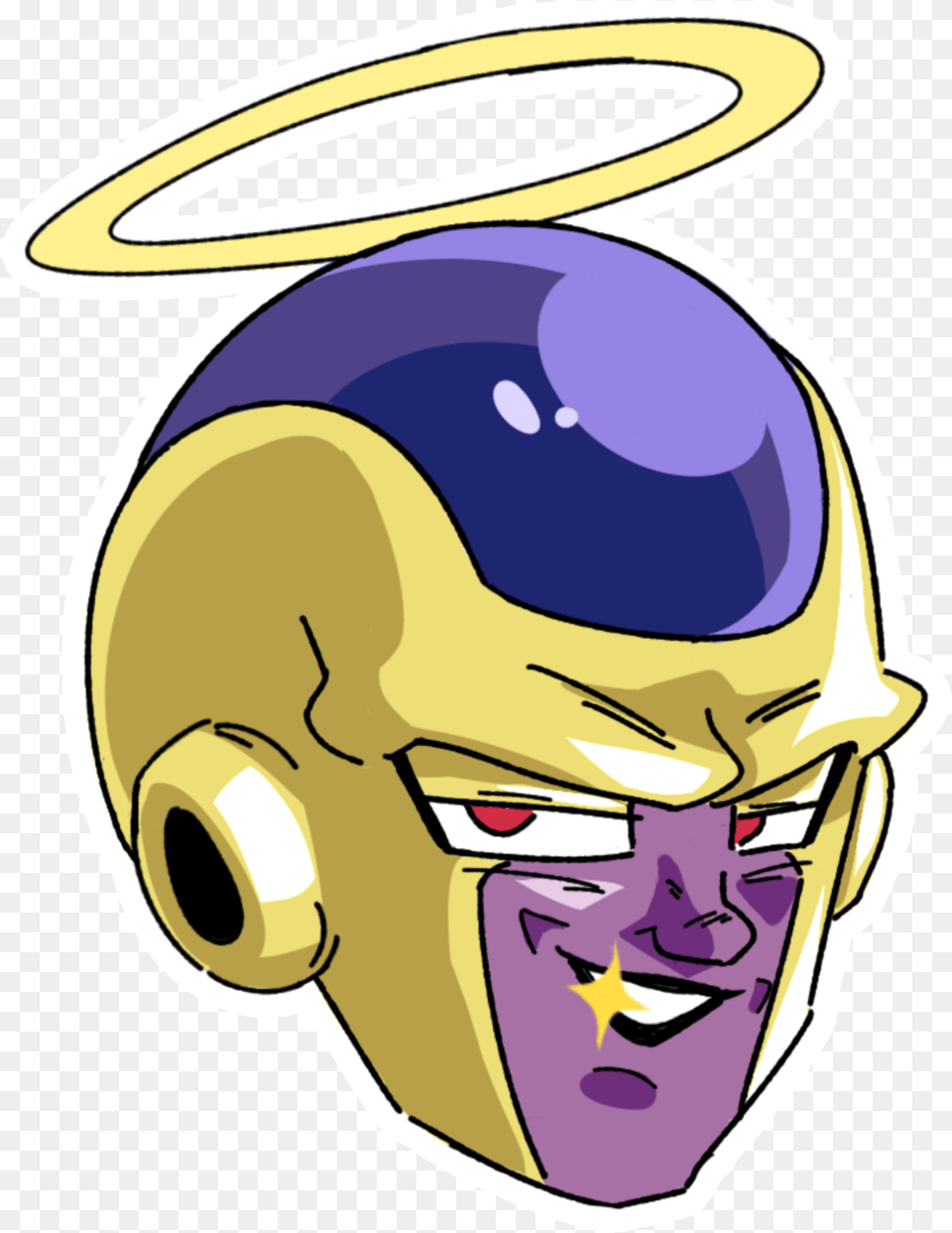 Drew Some Lizard Boyssticker Edition Bardock X Chilled Love Chilldock, Helmet, Baby, Purple, Person Free Png Download