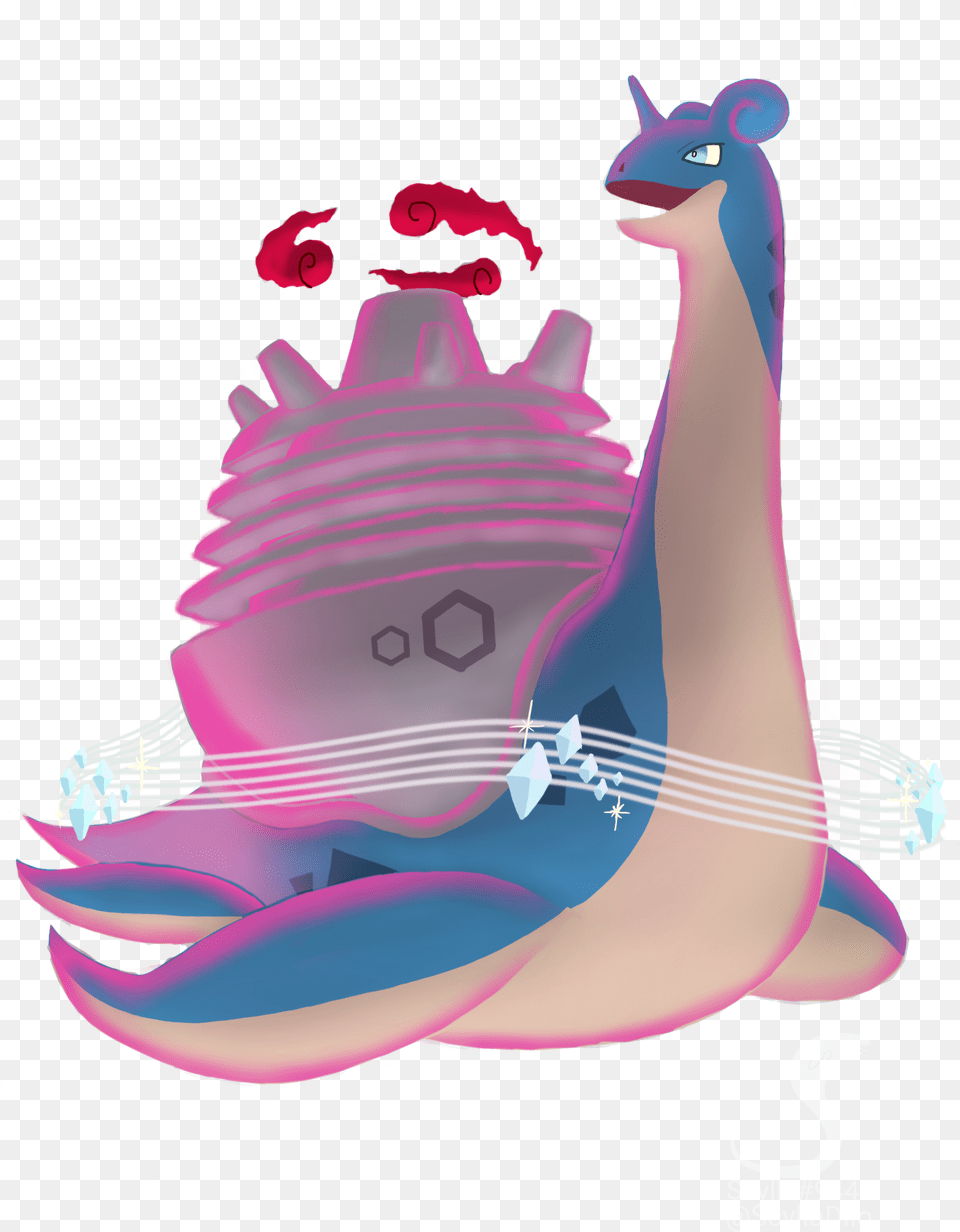 Drew This G Max Lapras Any Thoughts Pokemon G Max Lapras, Animal, Bird Free Transparent Png