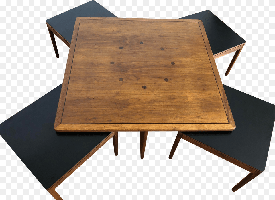 Drexel Declaration Walnut Coffee And Nesting Tables Coffee Table Free Png Download
