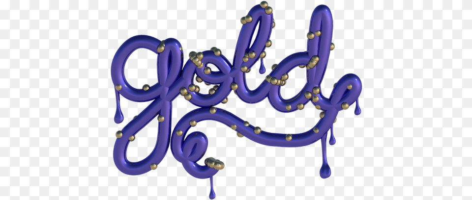 Dribbble Gold Dribblepng By Maria Del Rosario Bercian Farias Calligraphy, Purple, Balloon, Chandelier, Lamp Png Image