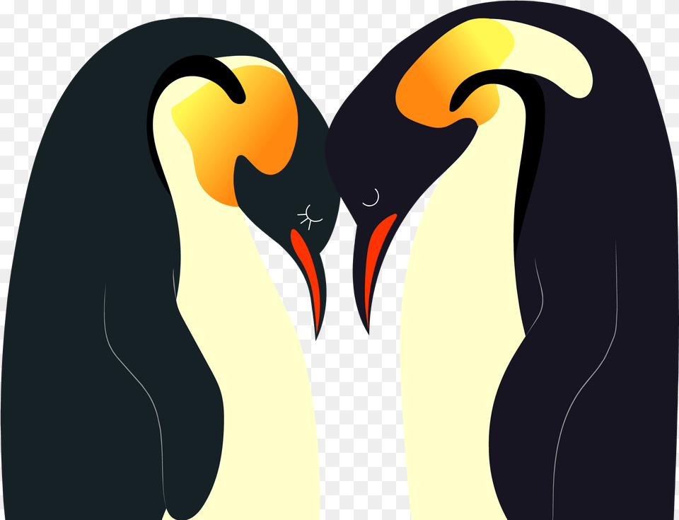 Dribbble Penguin Drawings In Love, Animal, Bird, King Penguin Png Image