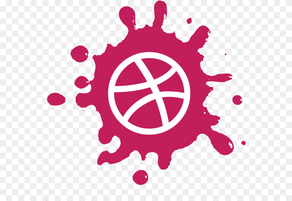 Dribbble Splash Image Download Searchpng Dribbble Icon, Stain, Purple Free Png