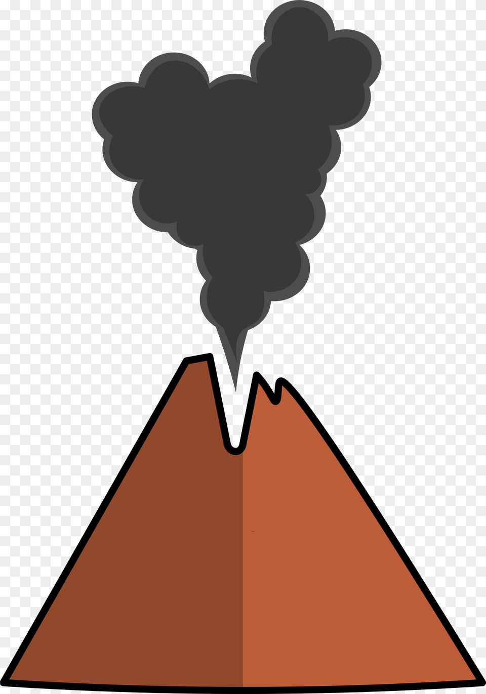 Dribbble Volcano, Mountain, Nature, Outdoors, Cross Png