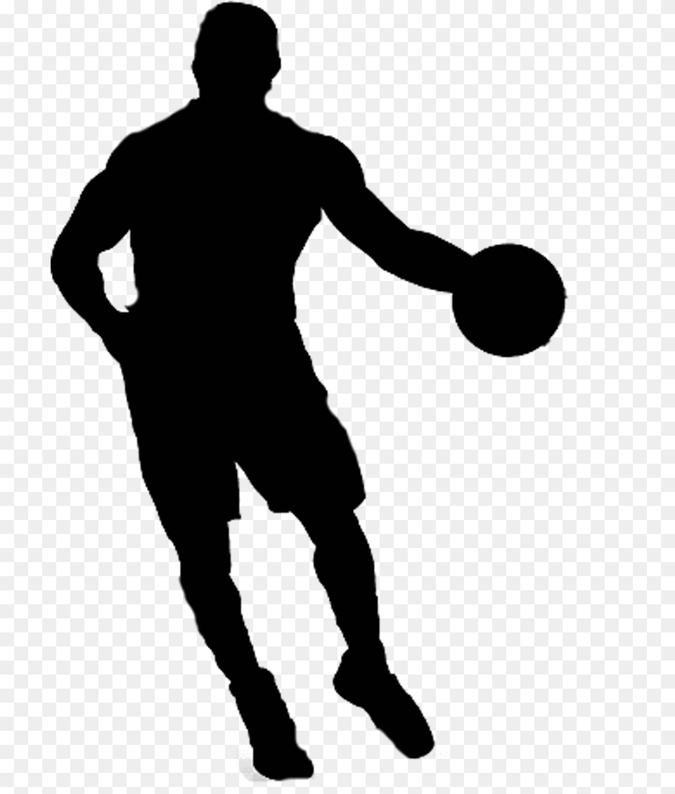 Dribbling Clipart Basketball Ball Vector, Silhouette, Dancing, Leisure Activities, Person Free Png
