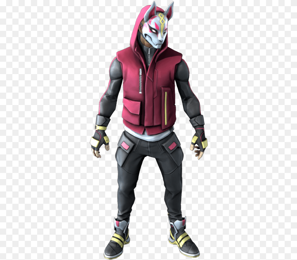 Drift Fortnite Outfit Skin How To Upgrade Stages Details Drift Skin Fortnite Costume, Person, Clothing, Coat, Jacket Free Png