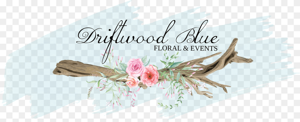 Drift Wood With Flowers, Art, Graphics, Mail, Greeting Card Free Png