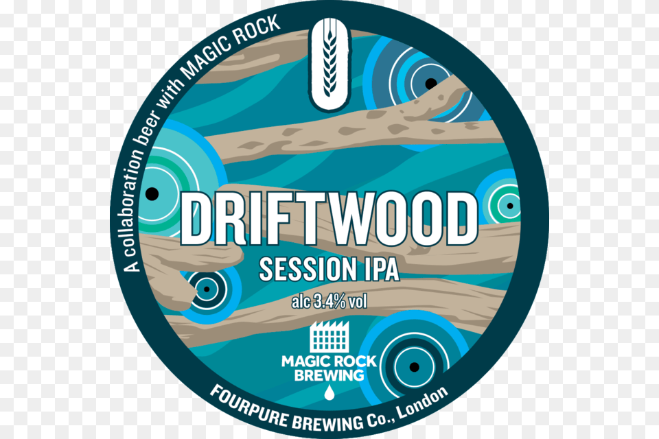 Driftwood 32oz Crowler Circle, Advertisement, Poster, Disk, Dvd Free Png