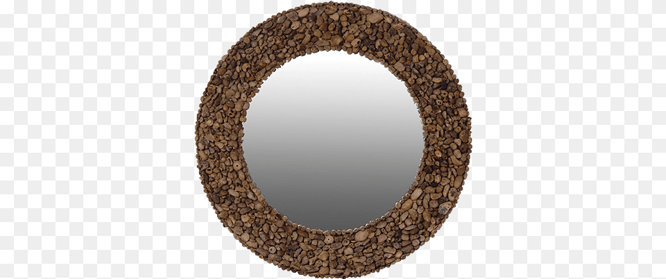 Driftwood Patchwork Mirror Circle, Photography, Oval, Fisheye, Person Free Png