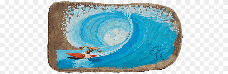 Driftwood Surf Art By Steve Pp Sea Kayak, Outdoors, Nature, Water, Painting Png Image