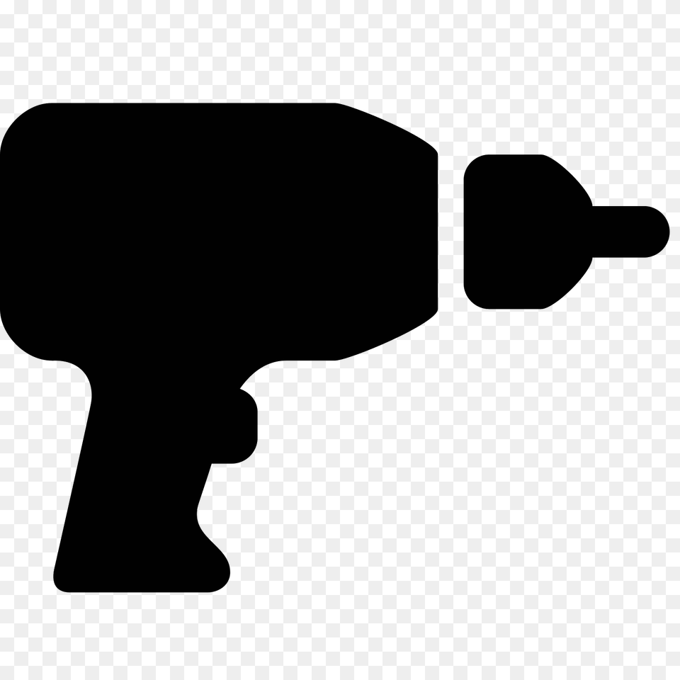 Drill Icon, Gray Png Image