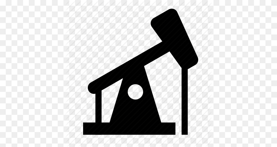 Drill Oil Pump Icon, Construction, Oilfield, Outdoors Png Image