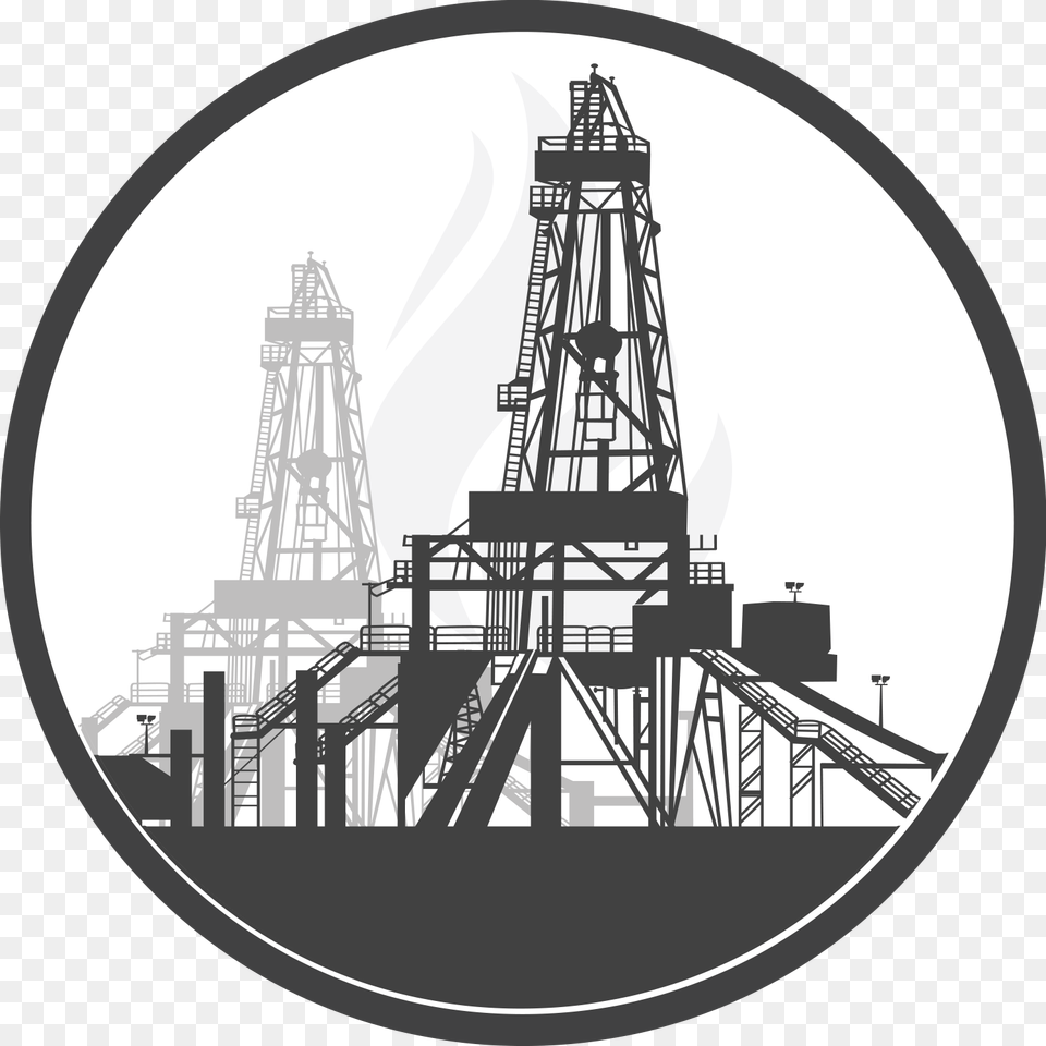 Drilling Rig Clipart, Construction, Oilfield, Outdoors, Architecture Png