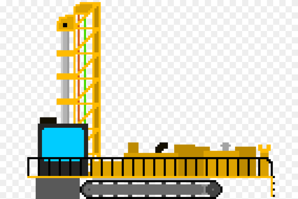 Drilling Rig Pixel Art Maker, Construction, Construction Crane, Oilfield, Outdoors Png