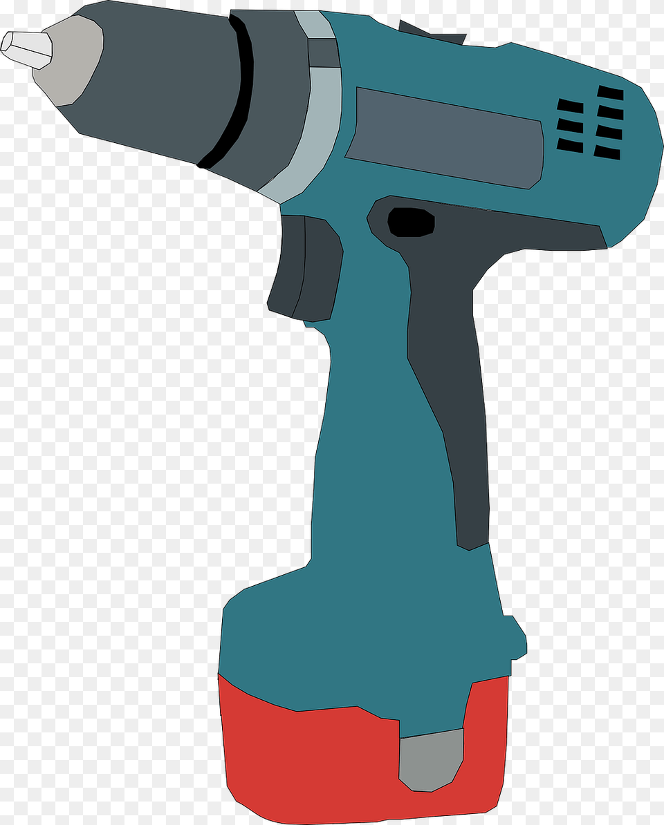 Drills Clipart, Device, Power Drill, Tool, Person Png