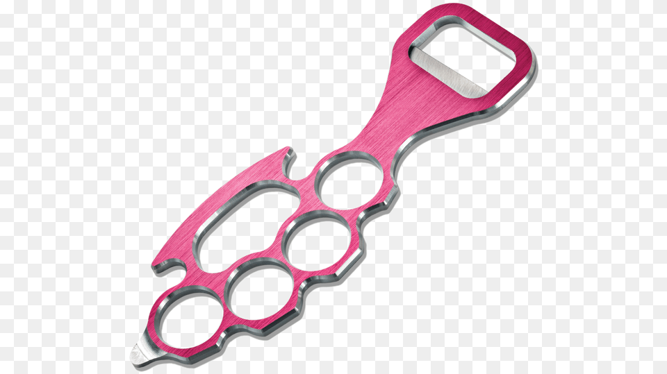 Drinique Lady Knuckle Bottle Opener In Pink Blade, Razor, Weapon Free Transparent Png