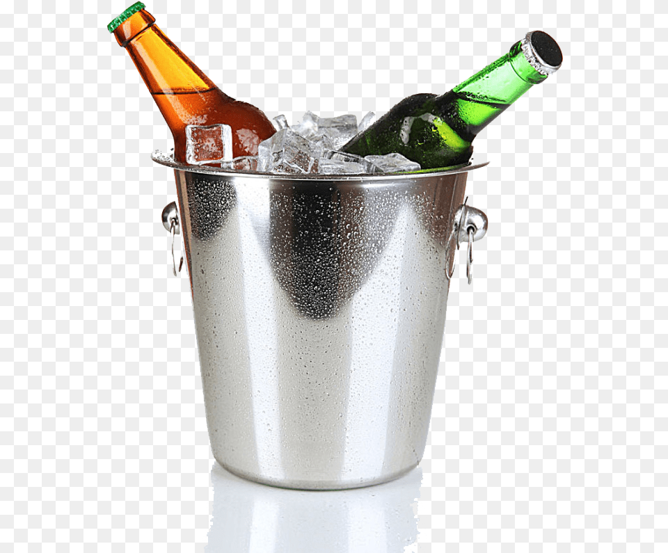 Drink Beer Champagne Bucket Ice Free Hq Beer Ice Bucket, Alcohol, Beverage, Bottle, Glass Png Image