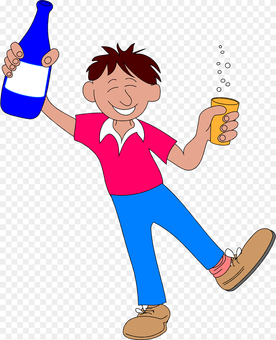 Drink Clipart Man, Person, Head, Face, Bottle Free Transparent Png