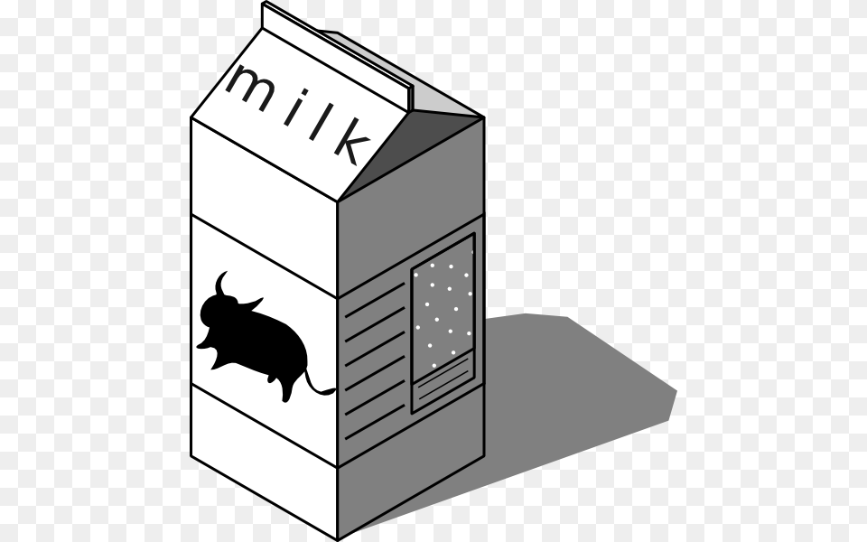 Drink Clipart Milk Carton Low Fat Milk Cartoon, Animal, Mammal, Pig Free Png