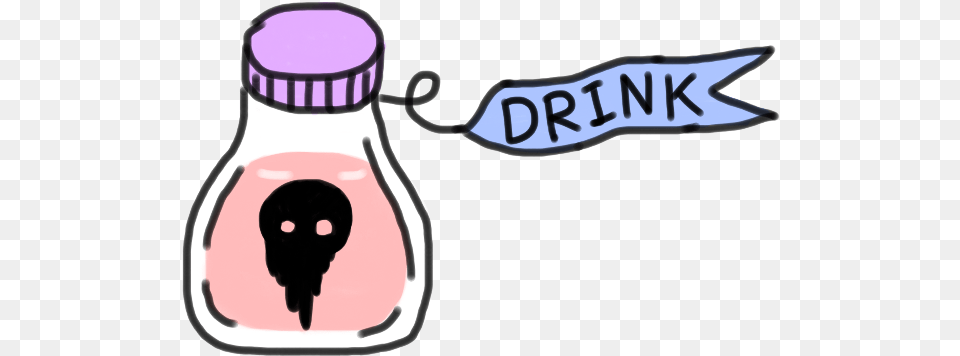 Drink Drinkme Poison Foryou Aliceinwonderland, Bottle, Beverage, Milk Free Png