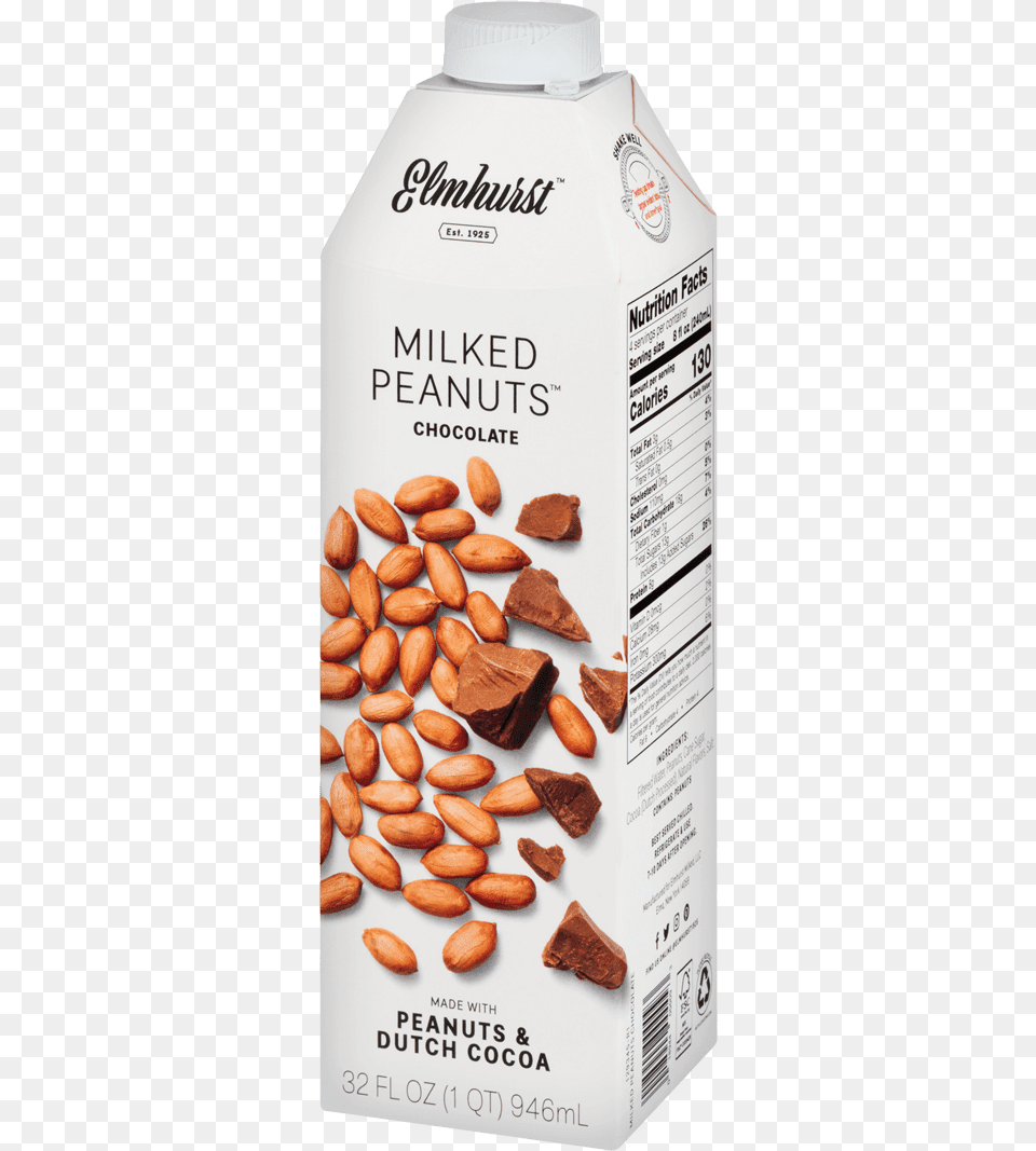 Drink Elmhurst Milked Peanuts With Chocolate Instead Almond, Food, Grain, Produce, Seed Free Png