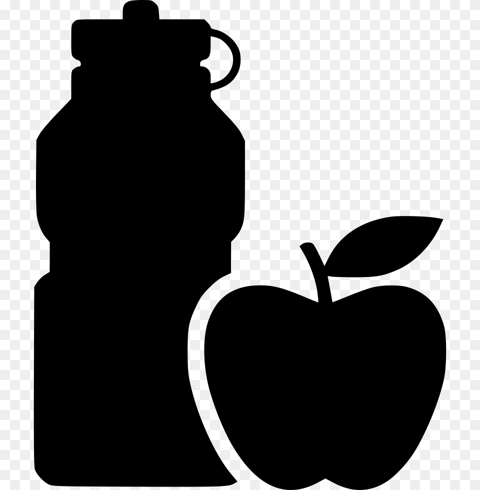Drink Fruit Healthy Healthy Food Drink Icon Healthy, Bottle, Silhouette, Water Bottle, Ammunition Free Transparent Png