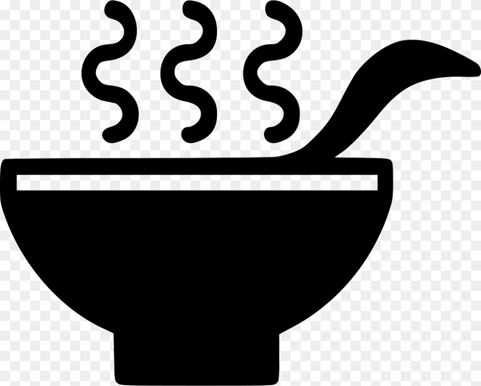Drink Healthy Hot Soup Bowl Spoon Clip Art Soup Bowl, Cutlery, Stencil, Soup Bowl Png Image