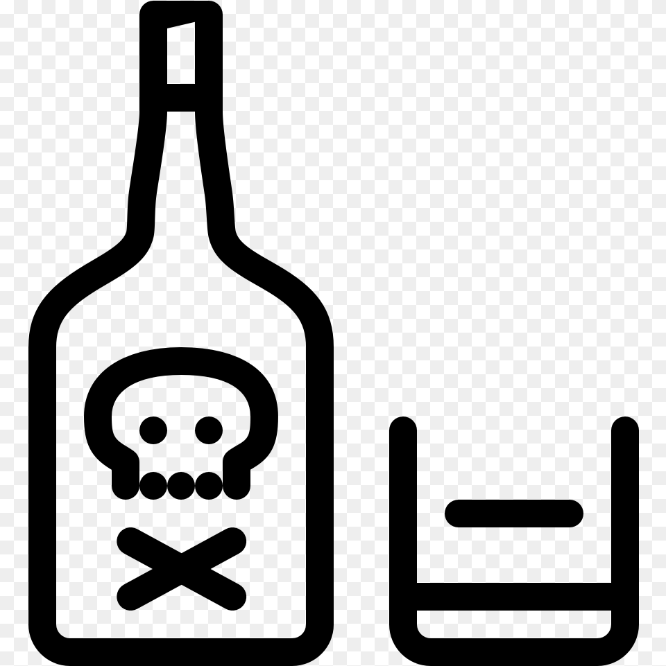 Drink Liquor Hard Bottle Glass, Gray Free Transparent Png