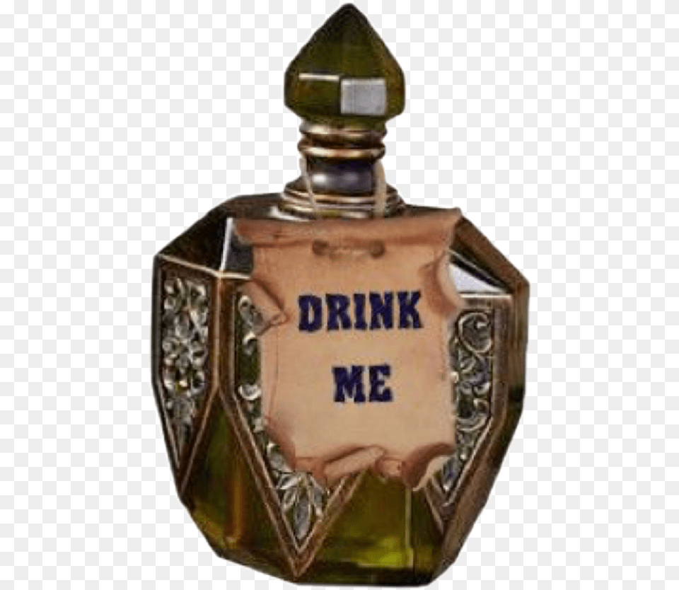 Drink Me Freetoedit Glass Bottle, Cosmetics, Perfume Png