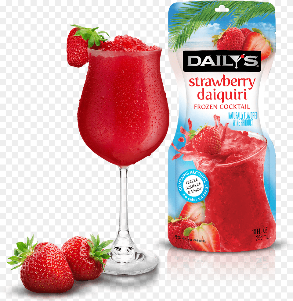 Drink Mix Strawberry Daiquiri, Berry, Food, Fruit, Plant Free Transparent Png