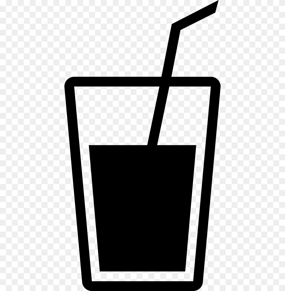 Drink Straw Glass, Stencil Png