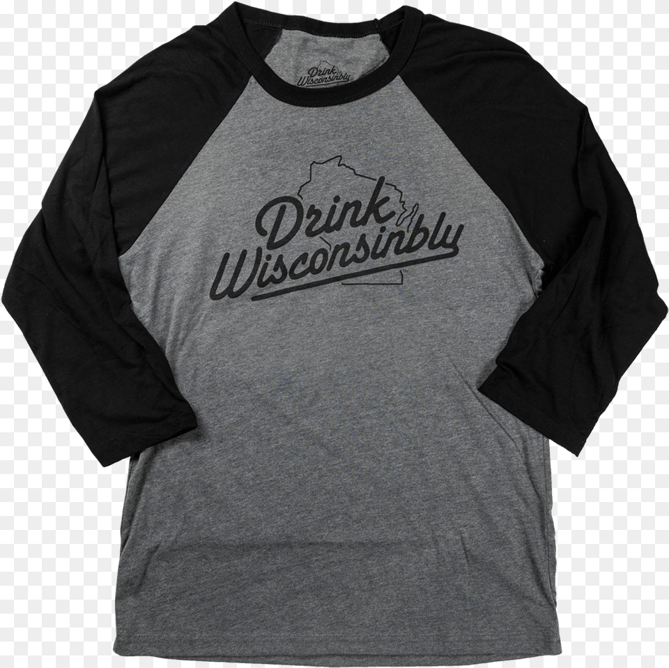 Drink Wisconsinbly Baseball Outfielder T Shirt Long Sleeved T Shirt, Clothing, Long Sleeve, Sleeve, T-shirt Free Transparent Png