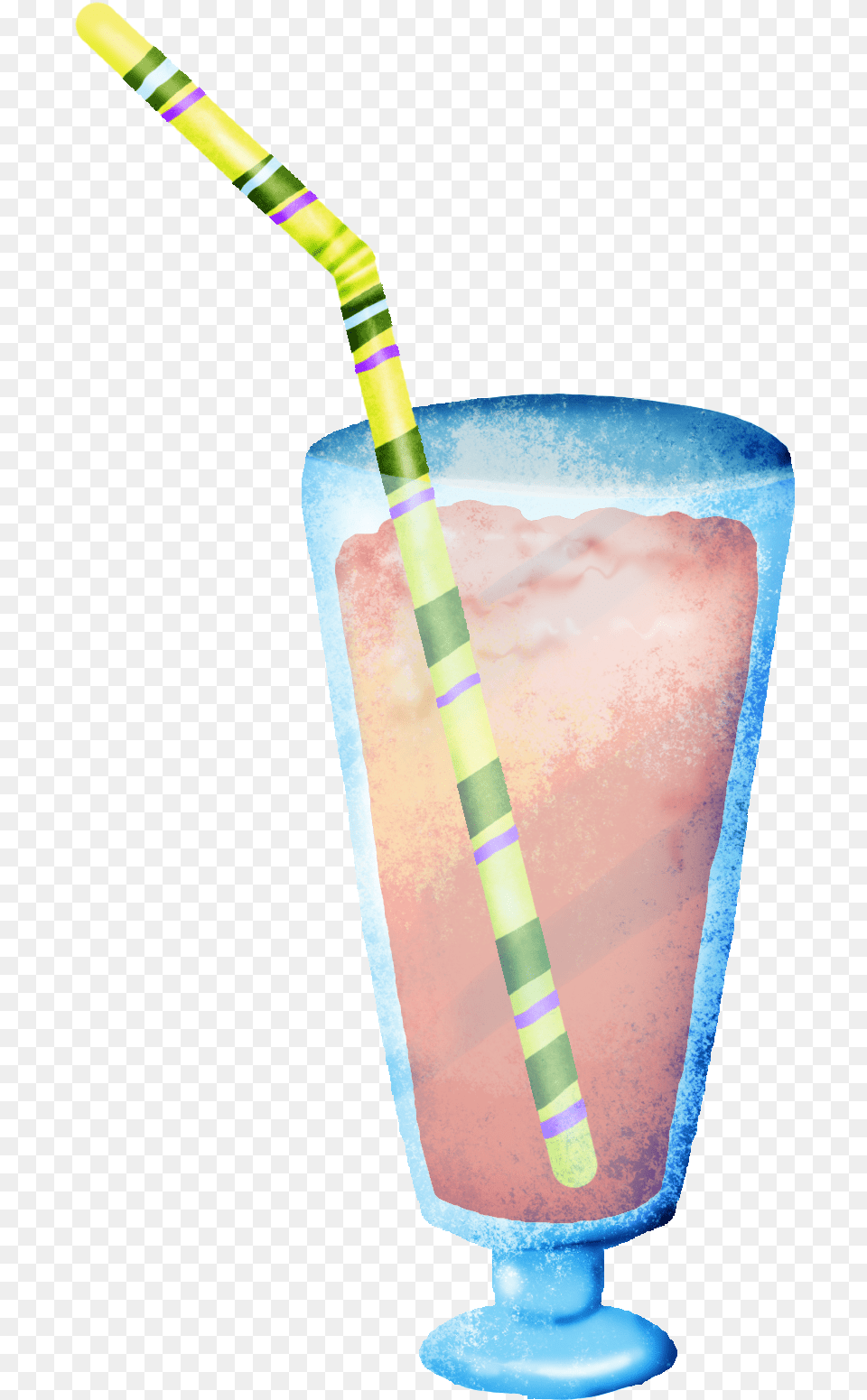 Drink With Straw Picture Umbrella, Beverage, Juice, Smoothie, Milk Free Transparent Png