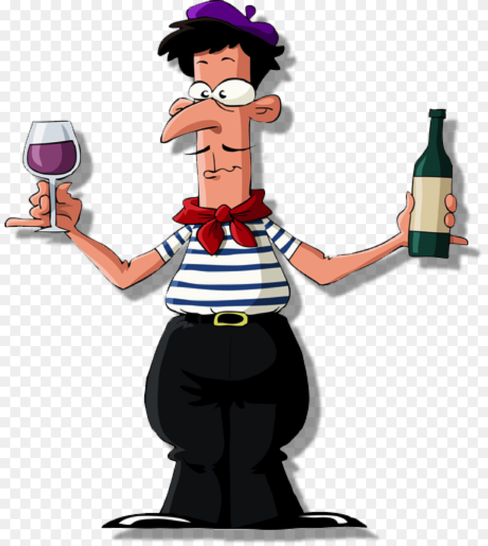 Drinking Clipart Alcoholic Man French Man Clipart, Baby, Person, Beverage, Alcohol Png