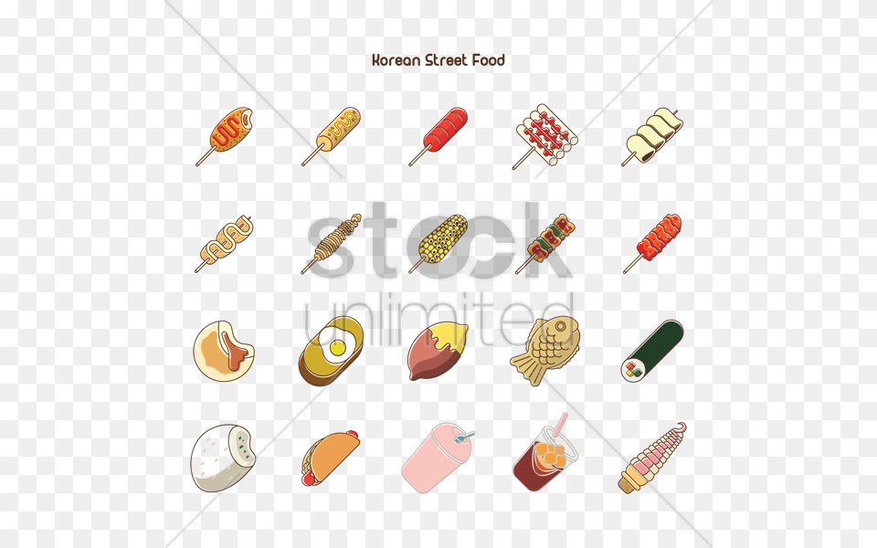 Drinking Clipart Korean Korean Street Food Vector Png Image