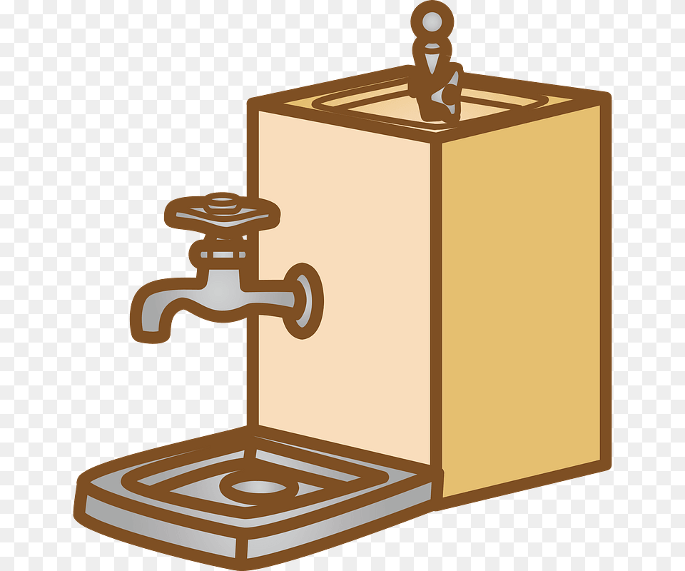 Drinking Fountain Park Clipart, Architecture, Water, Bronze, Mailbox Free Transparent Png