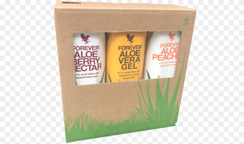 Drinking Gels Tripacks Aloe Vera, Bottle, Box, Lotion, Cardboard Free Png Download