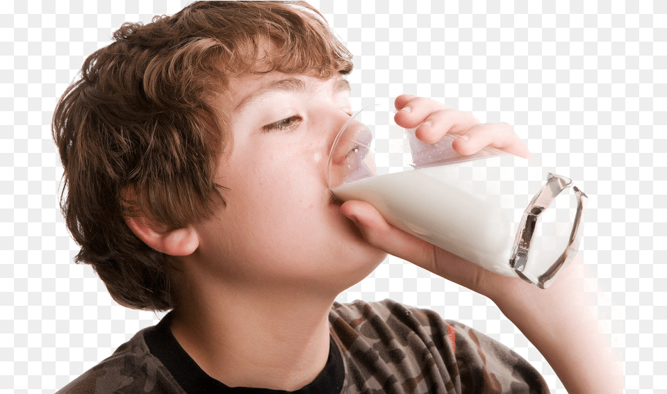 Drinking Milk Pic Drink A Glass Of Milk, Beverage, Person Png Image