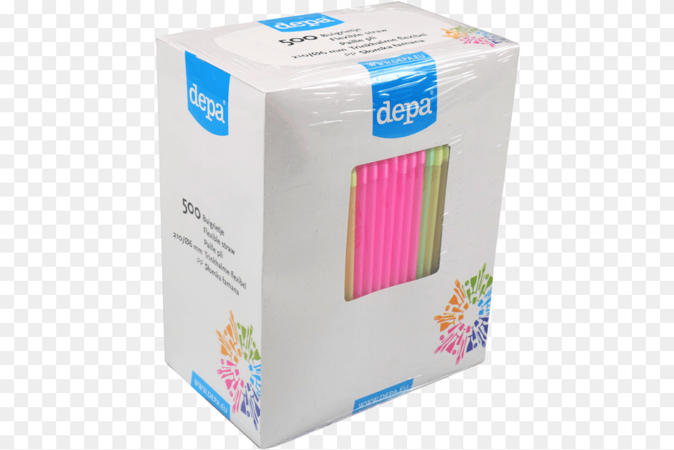 Drinking Straw Bendy Pp 210mm Assorted Free Transparent Png