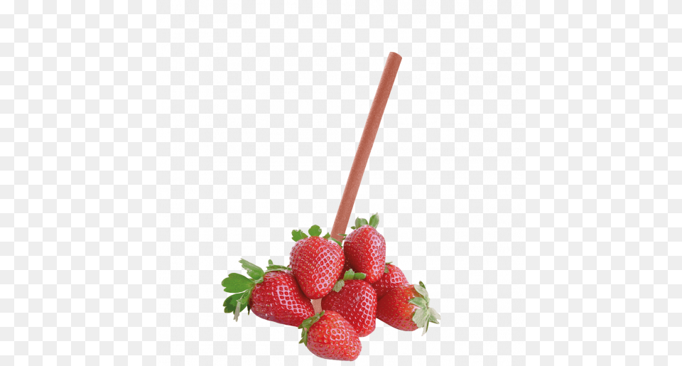Drinking Straw Strawberry, Berry, Food, Fruit, Plant Free Transparent Png