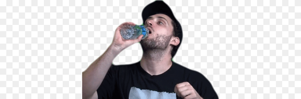 Drinking Water Thirsty Gif Drinking, Adult, Male, Man, Person Free Png Download