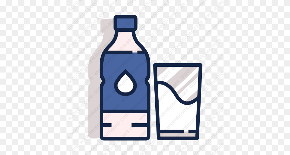 Drinking Water Vector Icon Inventicons Drinking Water Water Icon, Bottle, Water Bottle, Beverage, Mineral Water Png Image