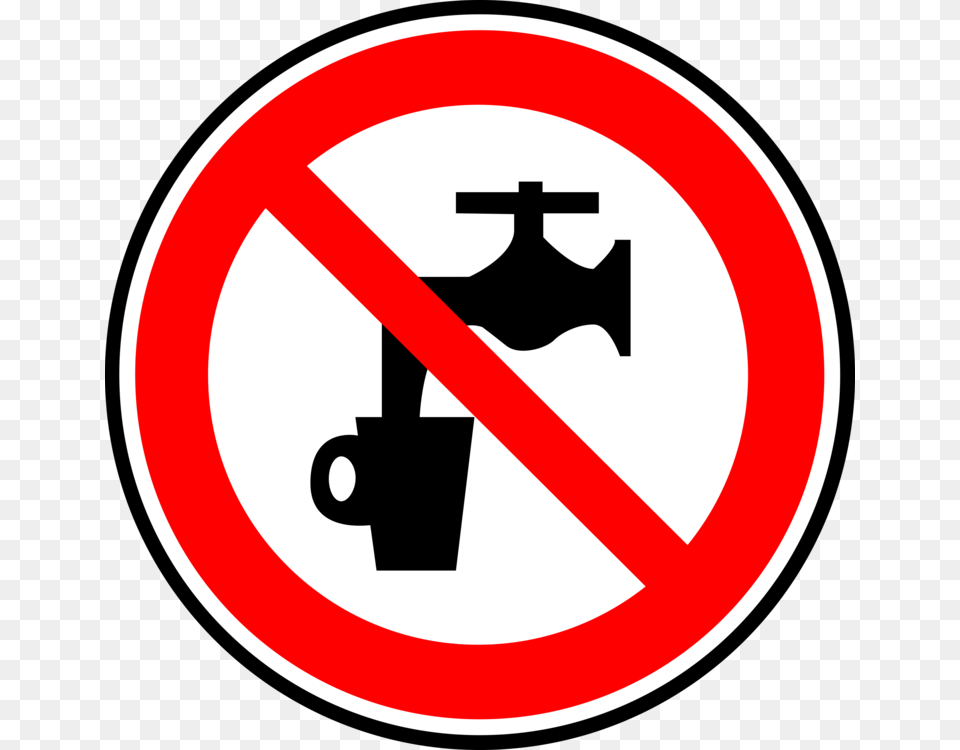 Drinking Water Wastewater Tap, Sign, Symbol, Road Sign Png Image