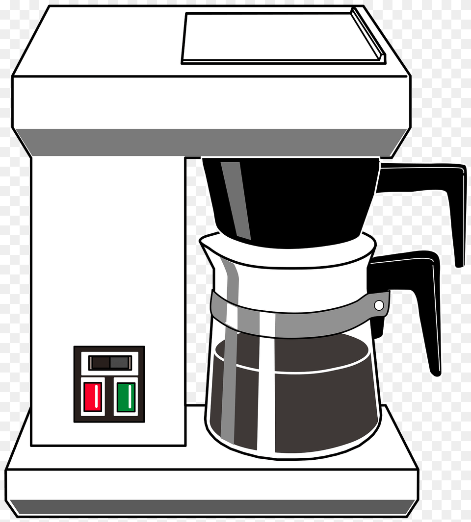 Drip Coffee Maker Clipart, Device, Appliance, Electrical Device, Mixer Free Png Download