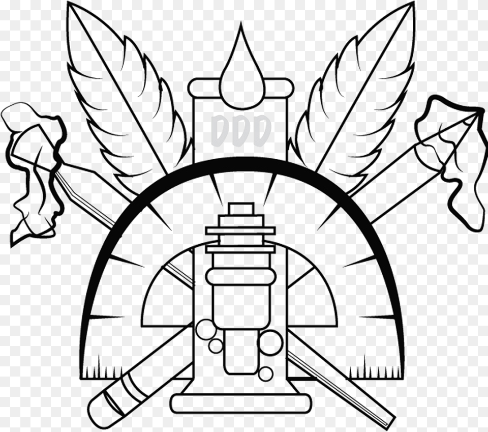 Drip Drawing At Getdrawings Dab Rig Drawing, Emblem, Symbol, Leaf, Plant Png