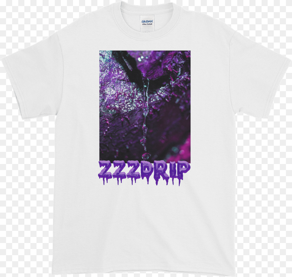 Drip T Shirt U2014 Zzzdrip Tree, Clothing, Purple, T-shirt Png