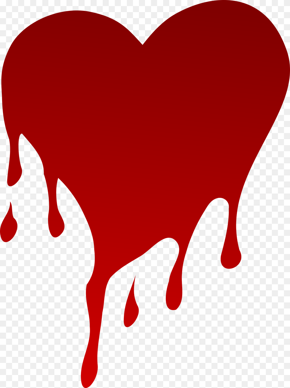 Dripping Blood Heart, Person Png Image