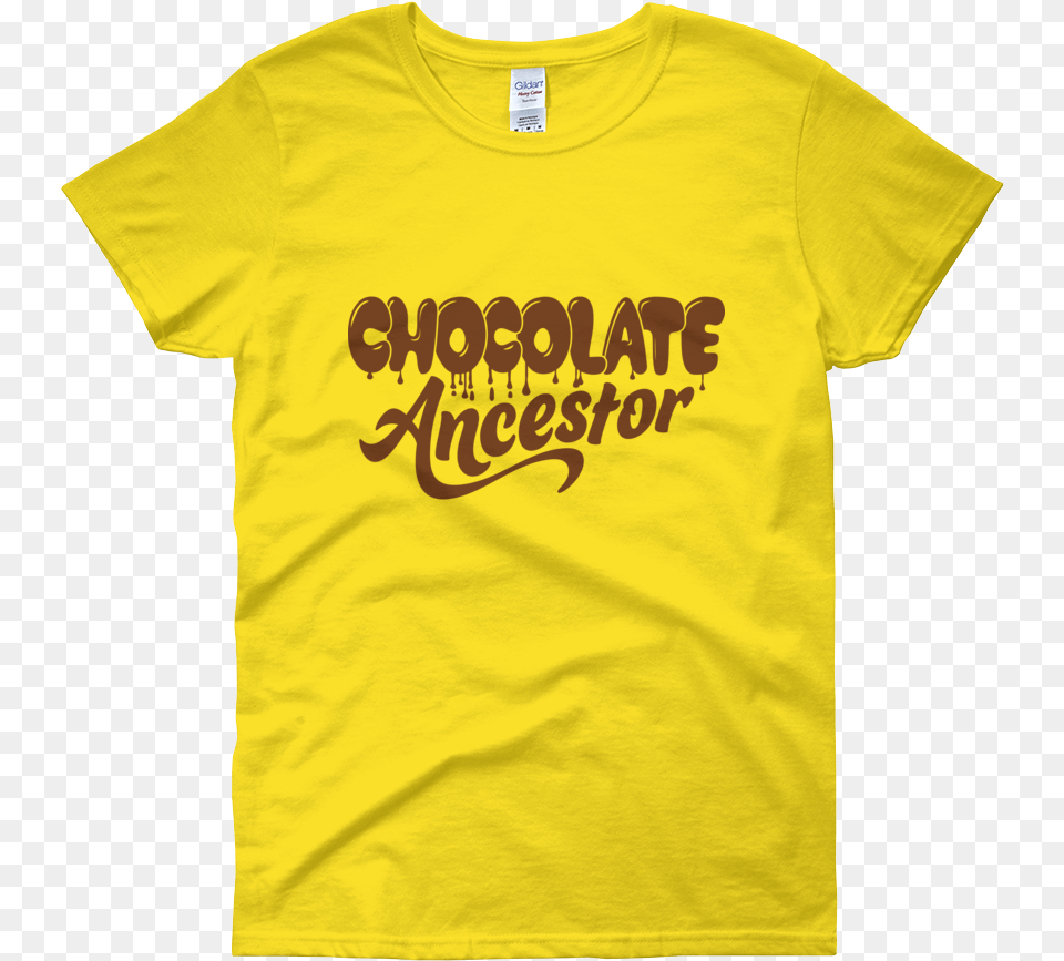 Dripping Chocolate Ancestor Ladies Short Sleeve T Shirt Best T Shirt Logo, Clothing, T-shirt Png